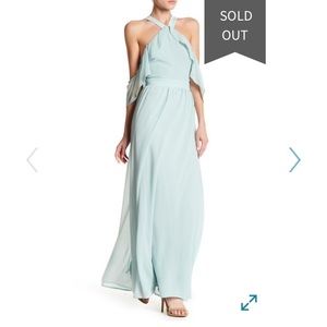 Mint Green Maxi Dress - Size Small